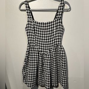 Houndstooth Mini Dress